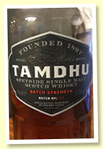 Tamdhu ‘Batch Strength’ (58.5%, OB, Batch 2, 2015) Tamdhu ‘Batch Strength’ (58.5%, OB, Batch 2, 2015)