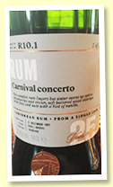 Trinidad Distillers 25 yo 1991 (63.4%, Scotch Malt Whisky Society, Trinidad, #R10.1, ‘Carnival concerto’, refill barrel, 228 bottles)
