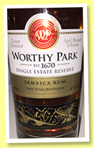 Worthy Park (45%, OB, Jamaica, +/-2017) Worthy Park (45%, OB, Jamaica, +/-2017)