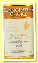 Aberfeldy 2003/2017 (46%, Gordon & MacPhail, Connoisseur’s Choice) Aberfeldy 2003/2017 (46%, Gordon & MacPhail, Connoisseur’s Choice)