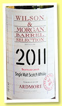 Ardmore 2011/2016 (48%, Wilson & Morgan, Heavily Peated)