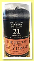 Ben Nevis 21 yo 1996/2017 (48.7% The Nectar of the Daily Drams)