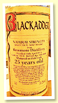 Bowmore 1973/1998 25 yo (51.2%, Blackadder, cask #3174)