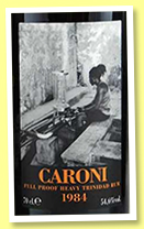 Caroni 22 yo 1984/2006 ‘heavy’ (54.6%, Velier, Trinidad, 580 bottles) Caroni 22 yo 1984/2006 ‘heavy’ (54.6%, Velier, Trinidad, 580 bottles)