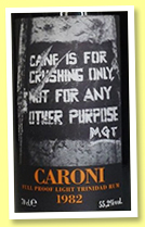 Caroni 24 yo 1982/2006 ‘light’ (55.2%, Velier, Trinidad, 820 bottles) Caroni 24 yo 1982/2006 ‘light’ (55.2%, Velier, Trinidad, 820 bottles)