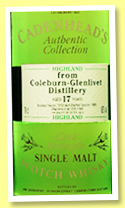 Coleburn-Glenlivet 17 yo 1978/1995 (62%, Cadenhead, Authentic Collection)