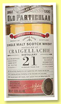 Craigellachie 21 yo 1995/2017 (51.5%, Douglas Laing, Old Particular, sherry butt, cask #11769, 290 bottles) Craigellachie 21 yo 1995/2017 (51.5%, Douglas Laing, Old Particular, sherry butt, cask #11769, 290 bottles)