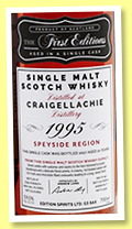 Craigellachie 21 yo 1995/2017 (59%, Hunter Laing, First Editions, sherry butt, cask #HL13305, 282 bottles) Craigellachie 21 yo 1995/2017 (59%, Hunter Laing, First Editions, sherry butt, cask #HL13305, 282 bottles)