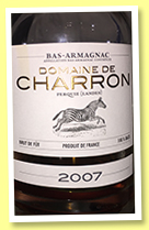 Domaine de Charron 2007/2017 (46.6%, OB, Bas-armagnac, cask #53) Domaine de Charron 2007/2017 (46.6%, OB, Bas-armagnac, cask #53)