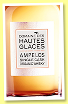 Domaine des Hautes Glaces 2012/2017 ‘Ampelos’ (54%, OB, single malt, France, 272 bottles)