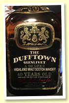 Dufftown 40 yo (45.3%, OB, early 1970s, Italian import) 