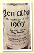 Glen Albyn 34 yo 1967 (51.3%, Kingsbury, cask #3920, 239 bottles) Glen Albyn 34 yo 1967 (51.3%, Kingsbury, cask #3920, 239 bottles)