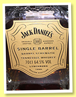 Jack Daniel’s ‘Single Barrel’ (64.5%, OB, for La Maison du Whisky, Tennessee Whiskey, 252 bottles, 2017)