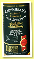 Ledaig 11 yo 2005/2017 (61.8%, Cadenhead, Authentic Collection, butt, 450 bottles)