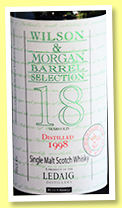Ledaig 18 yo 1998/2016 (62.7%, Wilson & Morgan, sherry, butt #800032, 445 bottles)