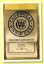 Ledaig 19 yo 1997/2016 (53.9%, Cadenhead, Single Cask, bourbon hogshead, 252 bottles) 