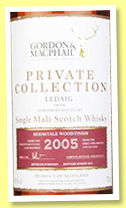 Ledaig 2005/2017 (45%, Gordon & MacPhail, Private Collection, Hermitage wood finish, 4,100 bottles) Ledaig 2005/2017 (45%, Gordon & MacPhail, Private Collection, Hermitage wood finish, 4,100 bottles)