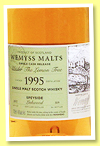 Linkwood 1995/2017 ‘Under The Lemon Tree’ (46%, Wemyss Malts, hogshead, 319 bottles)