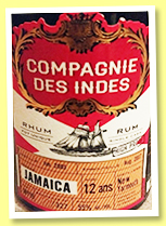 New Yarmouth 12 yo 2005/2017 (55%, Compagnie des Indes, Jamaica, cask #JNY17, 319 bottles)