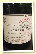Rosebank 37 yo 1966/2003 (48.6%, Douglas Laing Old & Rare for Japan Import Systems, 122 bottles)