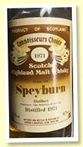 Speyburn 13 yo 1971 (40%, Gordon & MacPhail, Connoisseur’s Choice, mini) 