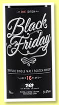 Speyside 16 yo ‘Black Friday’ (54.6%, The Whisky Exchange, sherry butt, 582 bottles) Speyside 16 yo ‘Black Friday’ (54.6%, The Whisky Exchange, sherry butt, 582 bottles)