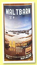 Speyside 44 yo 1973/2017 (50.5%, Maltbarn for Double Whisky, Ukraine, sherry, 298 bottles)