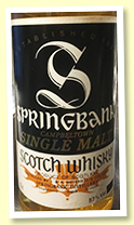 Springbank 10 yo (57%, OB, +/- 1980, Sutti import)