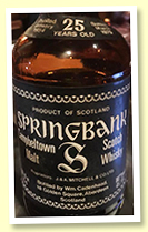 Springbank 25 yo 1954/1979 (80 proof, Cadenhead Dumpy, Mario Rossi import) 