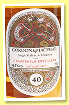 Strathisla 40 yo 1977/2017 (48.5%, Gordon & MacPhail for The Whisky Exchange, Book of Kells, refill American oak hogshead, 191 bottles) Strathisla 40 yo 1977/2017 (48.5%, Gordon & MacPhail for The Whisky Exchange, Book of Kells, refill American oak hogshead, 191 bottles)