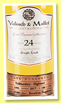 Tullibardine 24 yo 1993/2017 (52.1%, Valinch & Mallet, bourbon hogshead, cask #17-947, 234 bottles)