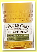 Worthy Park ‘Single Cane Estate Rum’ (40%, Bacardi, Jamaica, 1l, +/-2016) 