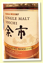 Yoichi ‘Moscatel Wood Finish’ (46%, OB, 2017)