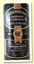 Aberfeldy 24 yo 1975/2000 (57.2%, Cadenhead Authentic Collection, Sherry, 234 bottles)
