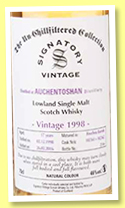 Auchentoshan 17 yo 1998/2016 (46%, Signatory Vintage, Un-chillfiltered Collection, bourbon, casks #102361-102362) Auchentoshan 17 yo 1998/2016 (46%, Signatory Vintage, Un-chillfiltered Collection, bourbon, casks #102361-102362)