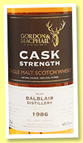 Balblair 1986/2017 (49.5%, Gordon & MacPhail, Cask Strength, for Whisky Show Old & Rare 2017, refill sherry hogshead, cask #12649) Balblair 1986/2017 (49.5%, Gordon & MacPhail, Cask Strength, for Whisky Show Old & Rare 2017, refill sherry hogshead, cask #12649)