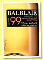 Balblair 1999/2017 (46%, OB, 3rd release) Balblair 1999/2017 (46%, OB, 3rd release)