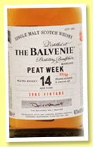 Balvenie 14 yo 2002 ‘Peat Week’ (48.3%, OB, American oak, 2017)