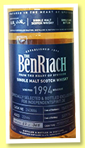 Benriach 22 yo 1994/2016 (54.3%, OB, for Independent Spirit, hogshead, cask #240886, 345 bottles) Benriach 22 yo 1994/2016 (54.3%, OB, for Independent Spirit, hogshead, cask #240886, 345 bottles)