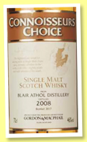 Blair Athol 2008/2017 (46%, Gordon & MacPhail, Connoisseurs Choice) Blair Athol 2008/2017 (46%, Gordon & MacPhail, Connoisseurs Choice)