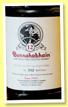 Bunnahabhain 12 yo (55.5%, OB for 10th Anniversary Quaich Bar Singapore, oloroso, 332 bottles)