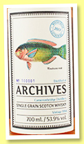 Cameronbridge 23 yo 1994/2017 (53.9%, Archives, grain, refill sherry hogshead, cask #19928, 234 bottles) Cameronbridge 23 yo 1994/2017 (53.9%, Archives, grain, refill sherry hogshead, cask #19928, 234 bottles)