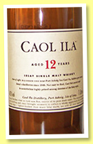 Caol Ila 12 yo (43%, OB, +/- 2017)