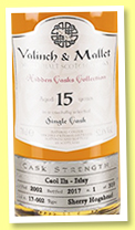 Caol Ila 15 yo 2002/2017 (52.8%, Valinch & Mallet, sherry hogshead, cask #17-002, 319 bottles) 
