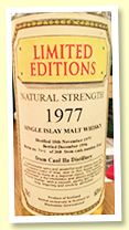Caol Ila 1977/1996 (60%, Blackadder, Limited Editions, cask #4, 360 bottles) Caol Ila 1977/1996 (60%, Blackadder, Limited Editions, cask #4, 360 bottles)