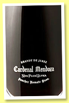Cardenal Mendoza ‘Non Plus Ultra’ (OB, Sanchez Romate, Brandy de Jerez, +/-2017) Cardenal Mendoza ‘Non Plus Ultra’ (OB, Sanchez Romate, Brandy de Jerez, +/-2017)