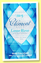 Clément ‘Canne Bleue 2015’ (50%, OB, Martinique, agricole) Clément ‘Canne Bleue 2015’ (50%, OB, Martinique, agricole)