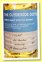 Clydeside Distillery 10 yo ‘Islay’ (40%, OB, for Hideo Yamaoka, 2018) Clydeside Distillery 10 yo ‘Islay’ (40%, OB, for Hideo Yamaoka, 2018)