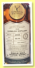 Clynelish 12 yo 2005/2018 (55.1%, Gordon & MacPhail, Connoisseurs Choice Cask Strength, refill sherry butt, batch #18/012) Clynelish 12 yo 2005/2018 (55.1%, Gordon & MacPhail, Connoisseurs Choice Cask Strength, refill sherry butt, batch #18/012)