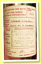 Clynelish 1971/1984 (no ABV, Gordon & MacPhail, sample bottle for Italy, cask #3842, warehouse #2) Clynelish 1971/1984 (no ABV, Gordon & MacPhail, sample bottle for Italy, cask #3842, warehouse #2)